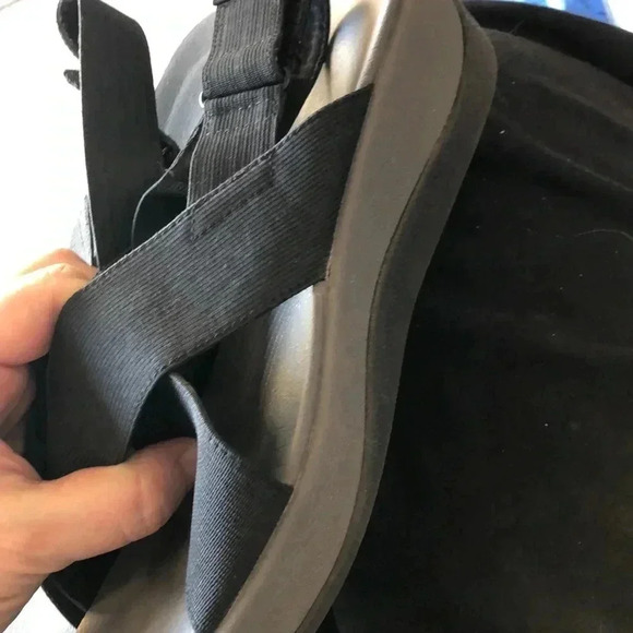 Clarks Cloud-stepper Black Strap Velcro - Picture 4 of 5